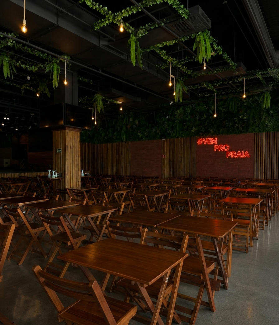 Praia Hall, arena de eventos e beach sports em São Paulo